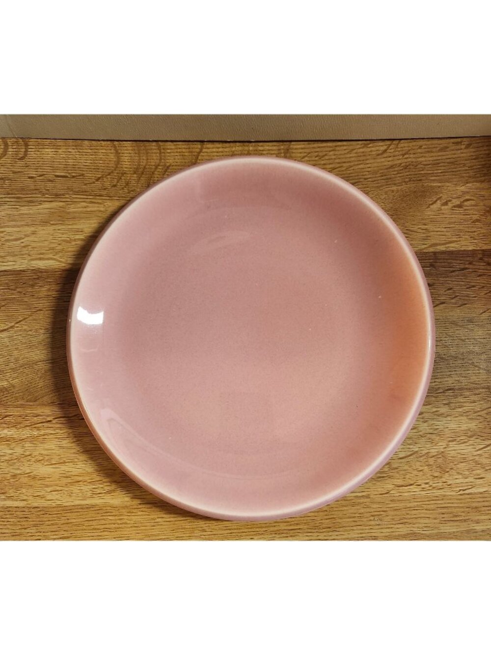 Homer Laughlin Epicure Dawn Pink 10" Dinner Plate MCM Vintage